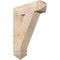 Ekena Millwork Traditional Arts & Crafts Smooth Bracket, Douglas Fir, 5 1/2"W x 22"D x 30"H BKT06X22X30TRA03SDF - alternate 1
